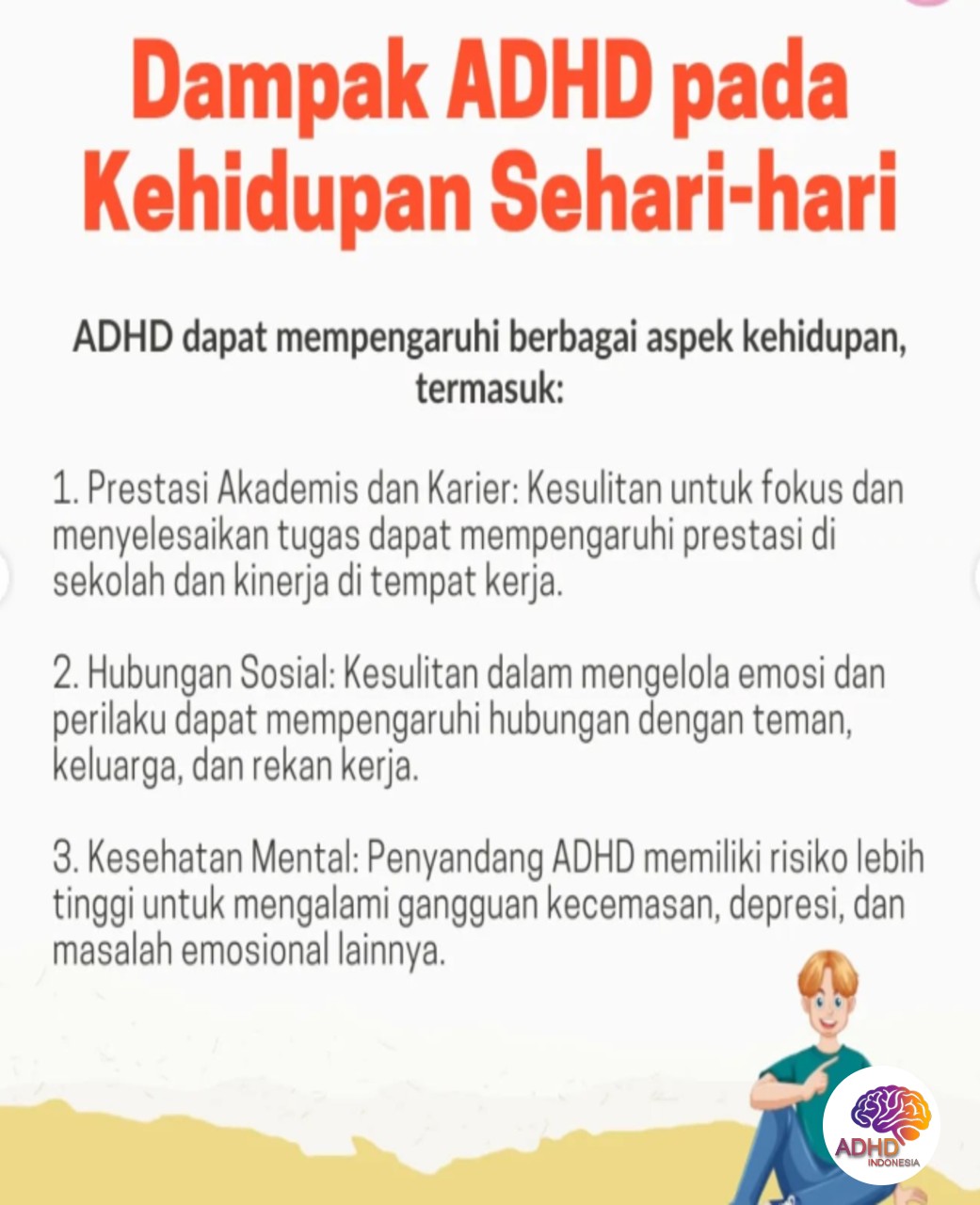 ADHD dan Hubungan Sosial Anak di Lingkungan Sekolah di Kabupaten Bolaang Mongondow Utara
