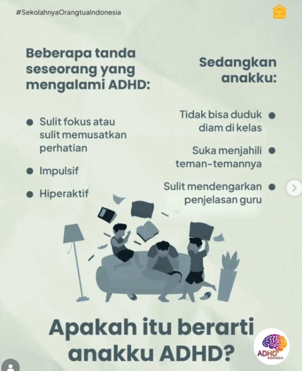 Ciri dan Gejala ADHD pada Anak Usia Dini di Kabupaten Bolaang Mongondow Utara