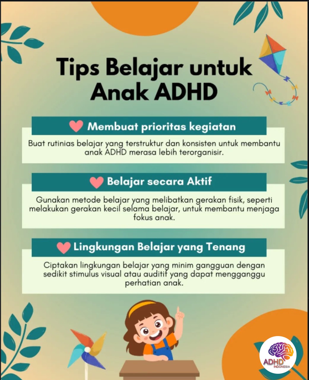 Strategi Belajar yang Cocok untuk Anak ADHD di Kabupaten Bolaang Mongondow Utara